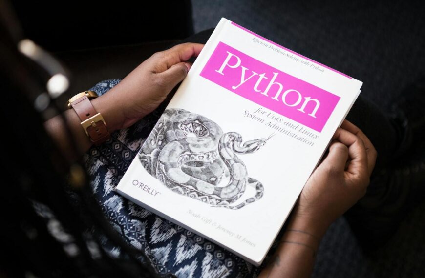Professional programmer working on code - software development and coding skills