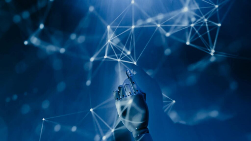 AI agent controlling computer interface with automation technology